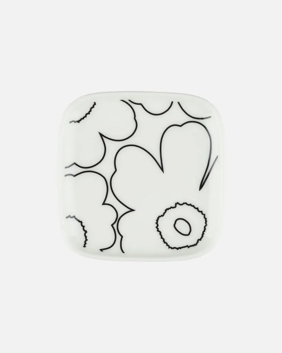 marimekko piirto unikko plate | 10 x 10 cm