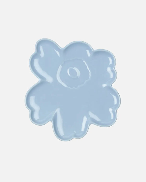 marimekko unikko shape plate | 20 cm (light blue)