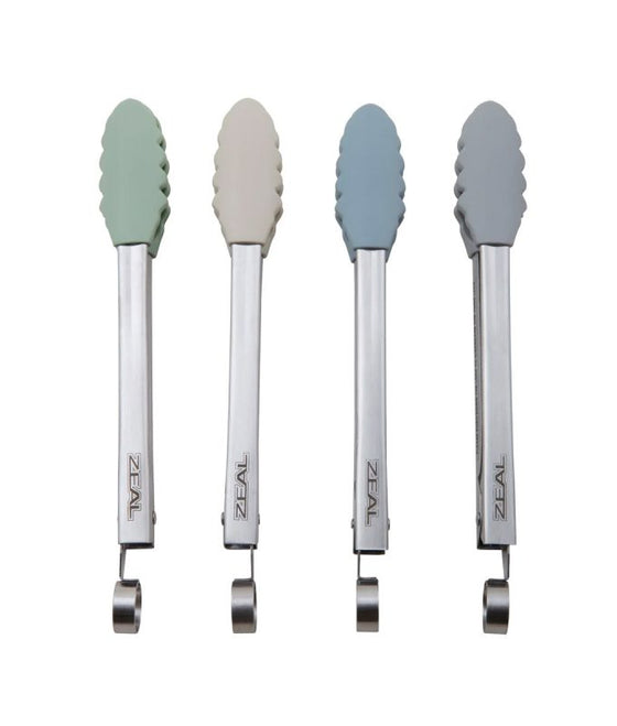 zeal classic silicone tongs