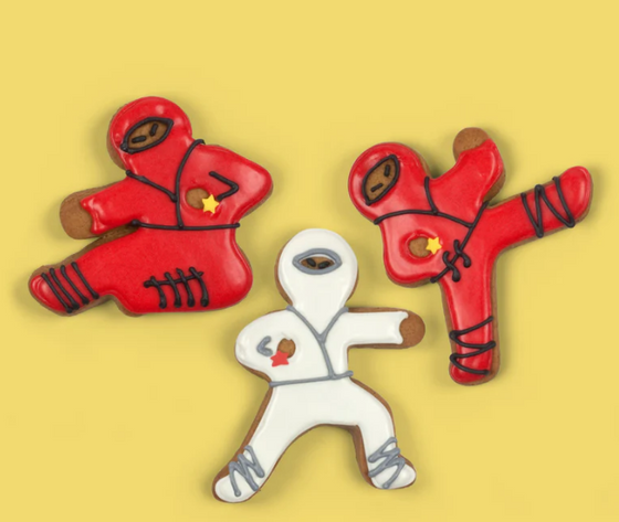 fred ninjabread men cookie cutters | set of 3