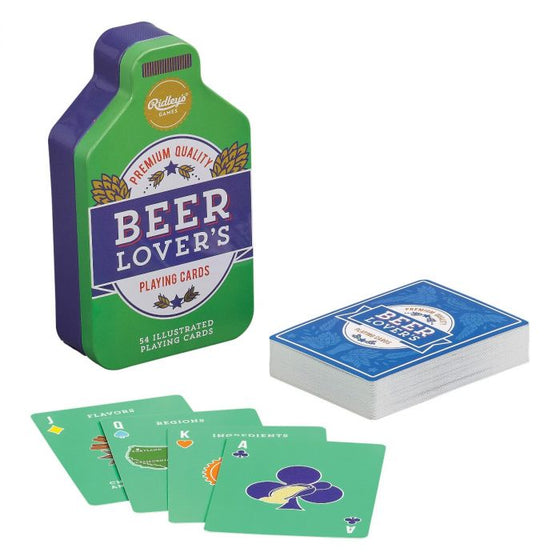 Ridley's beer playing cards